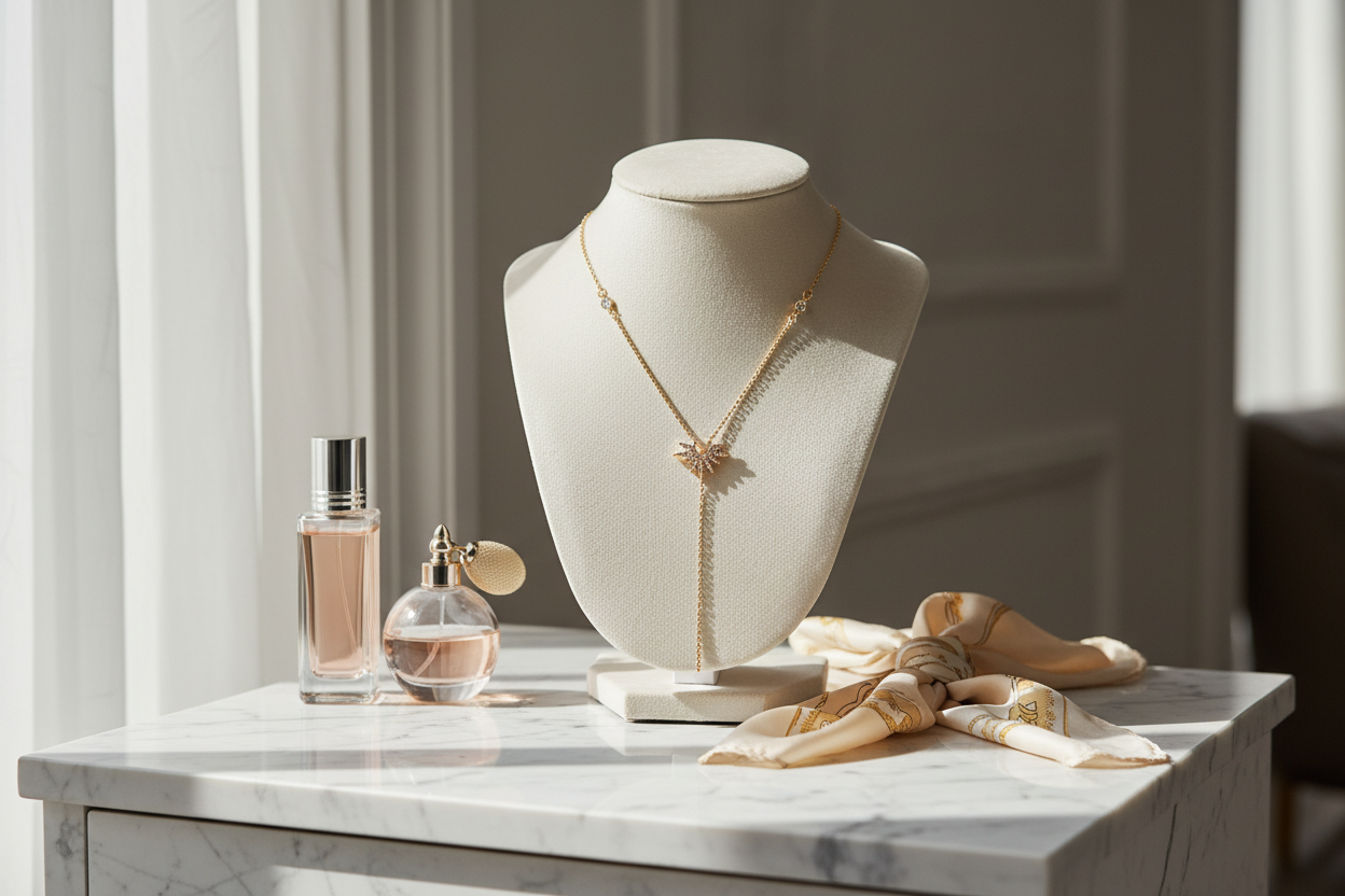 collier dore liberté