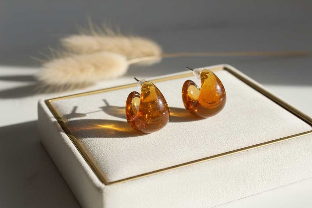 Boucles d’oreilles lune
