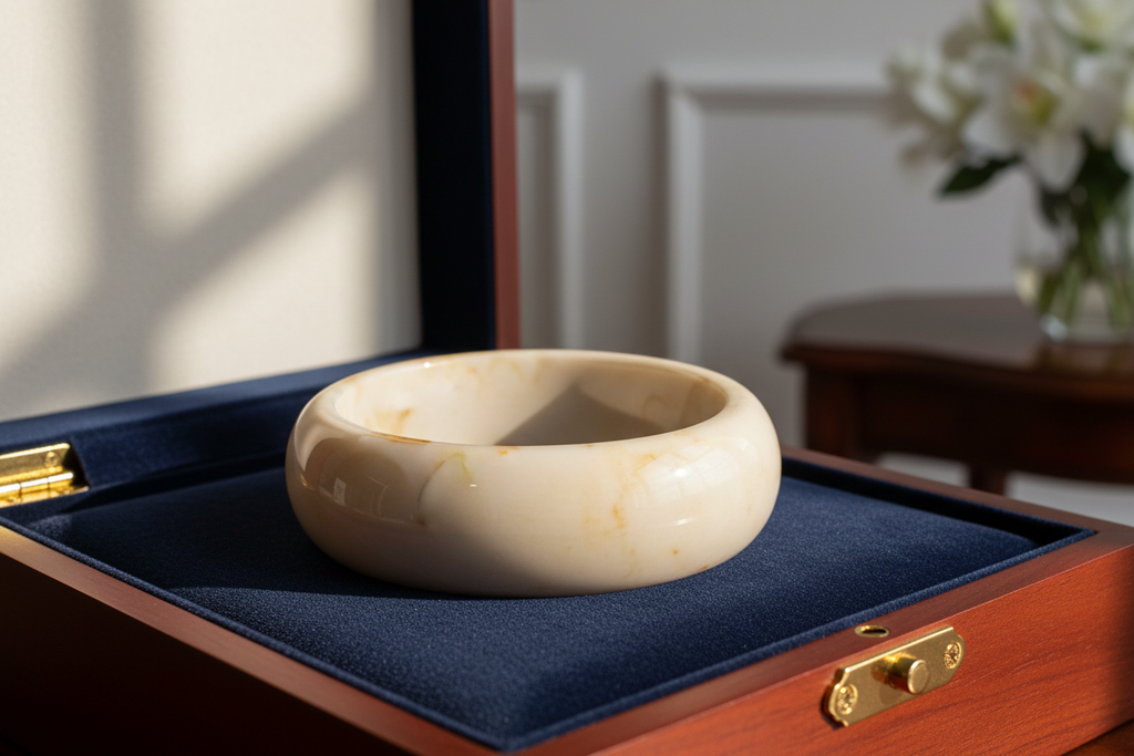 bracelet en résine blanc