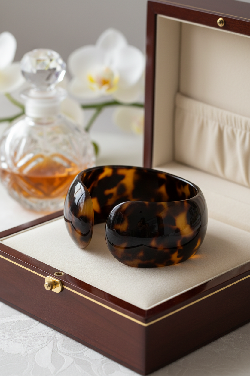 Bracelet résine taches