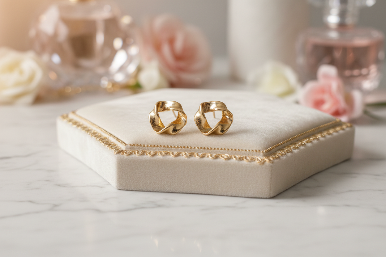 boucle d oreille geometrique