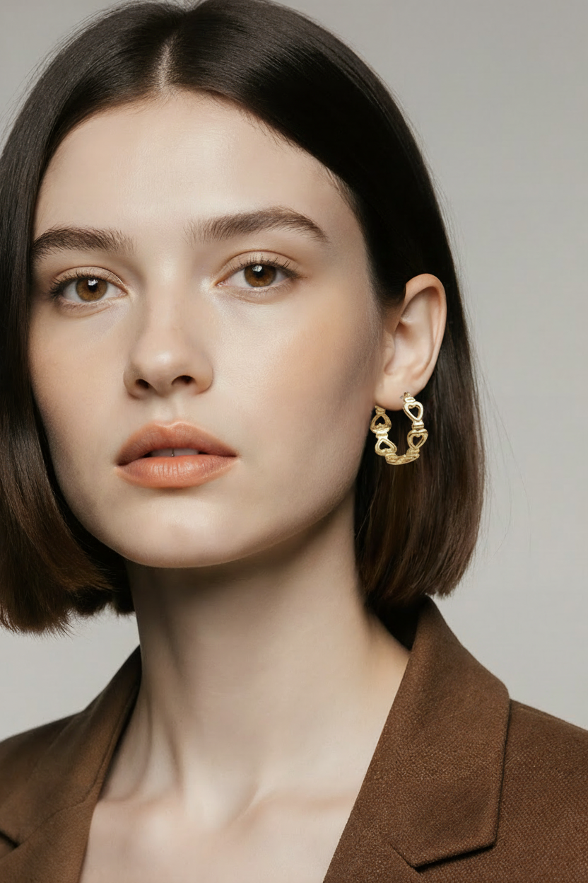 boucle d oreille coeur