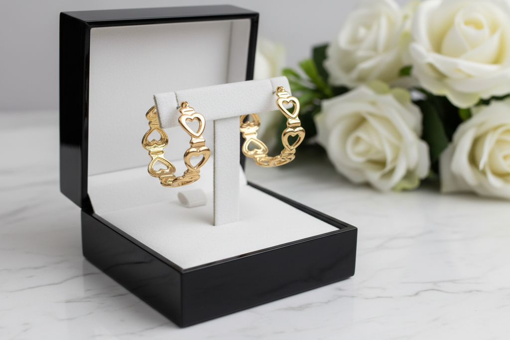 boucle d oreille coeur