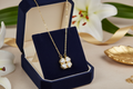 collier trèfle cœur