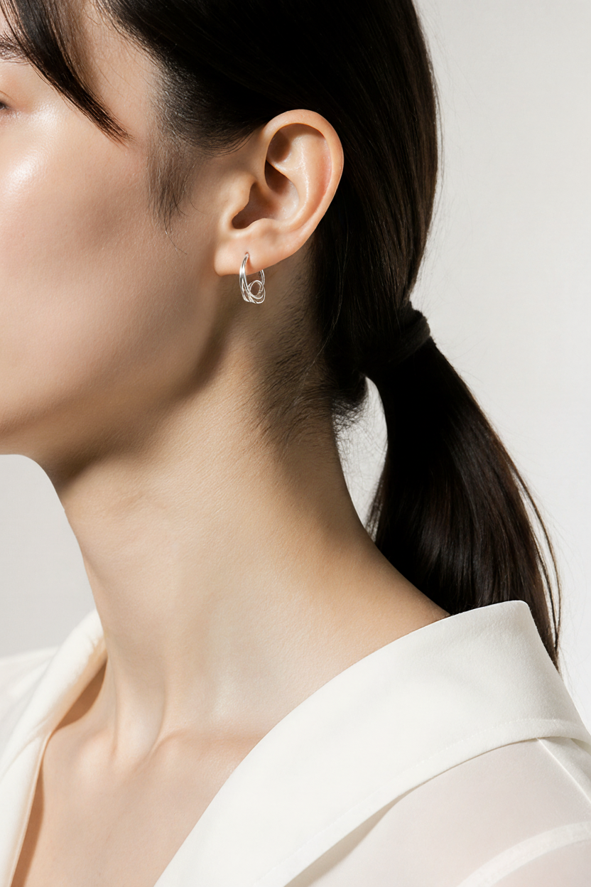Boucles d’oreilles argent