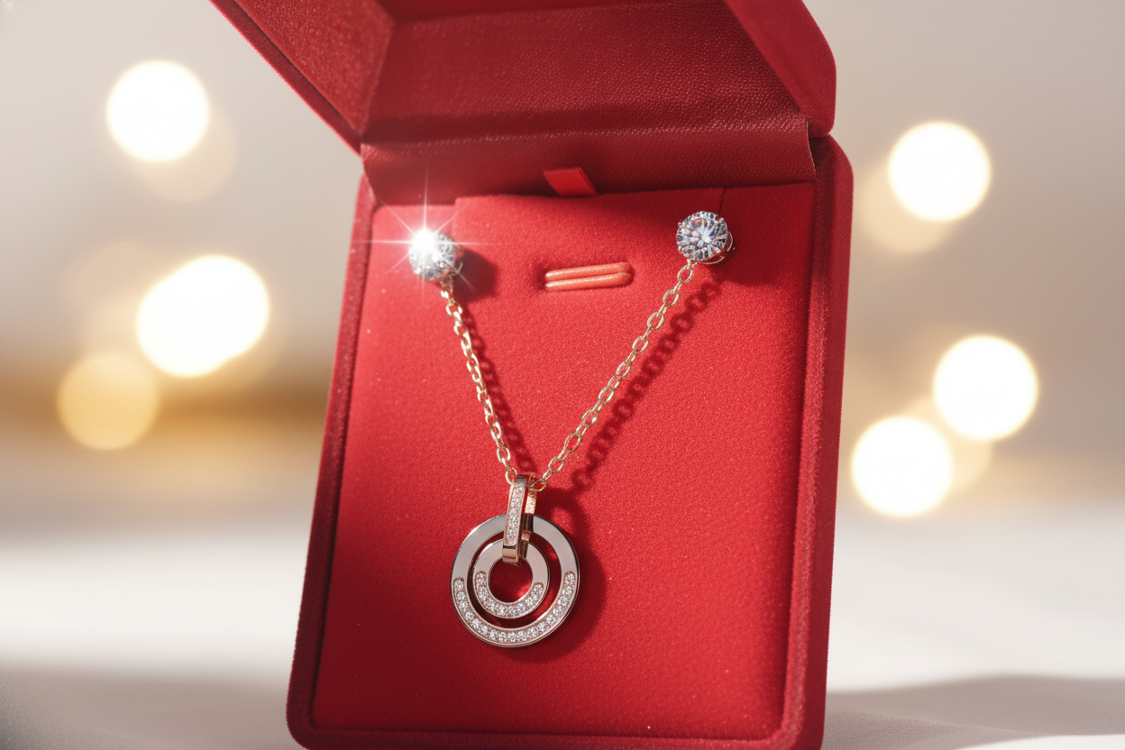 parure collier boucle