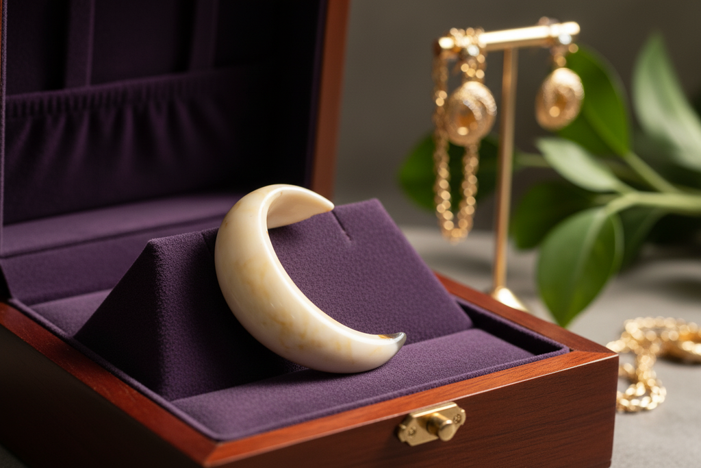 bracelet en résine blanc