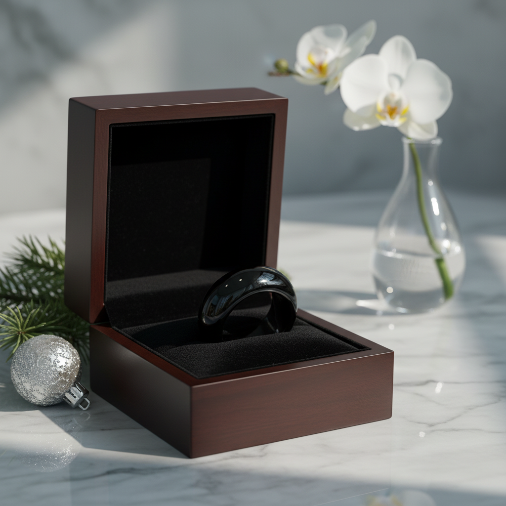 bracelet en résine noir