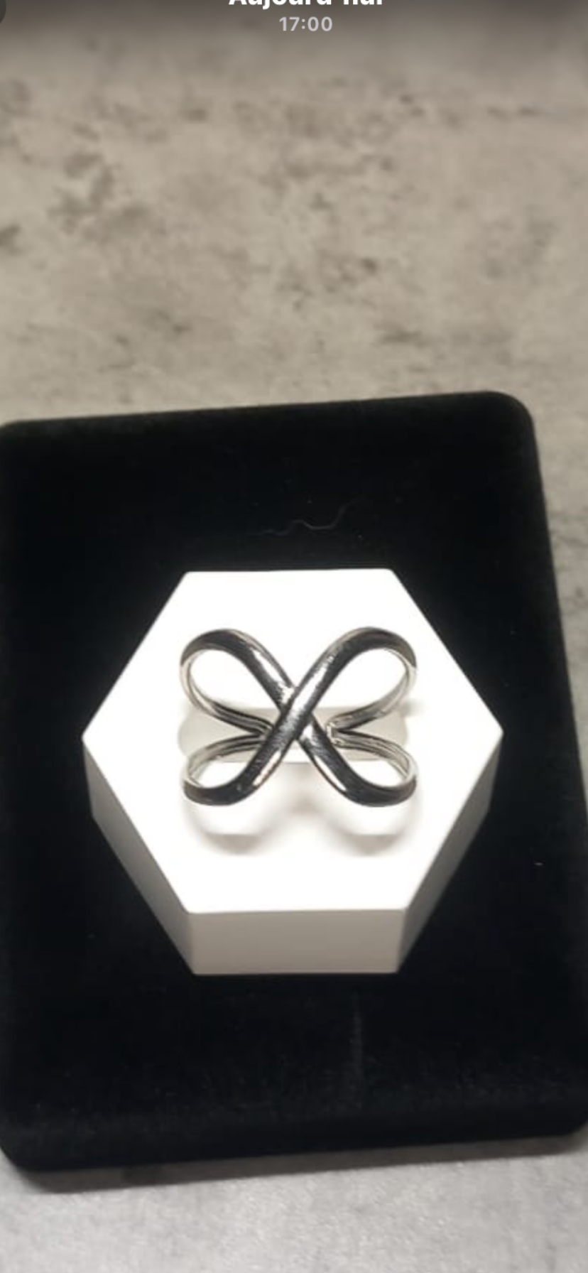 bague croisée