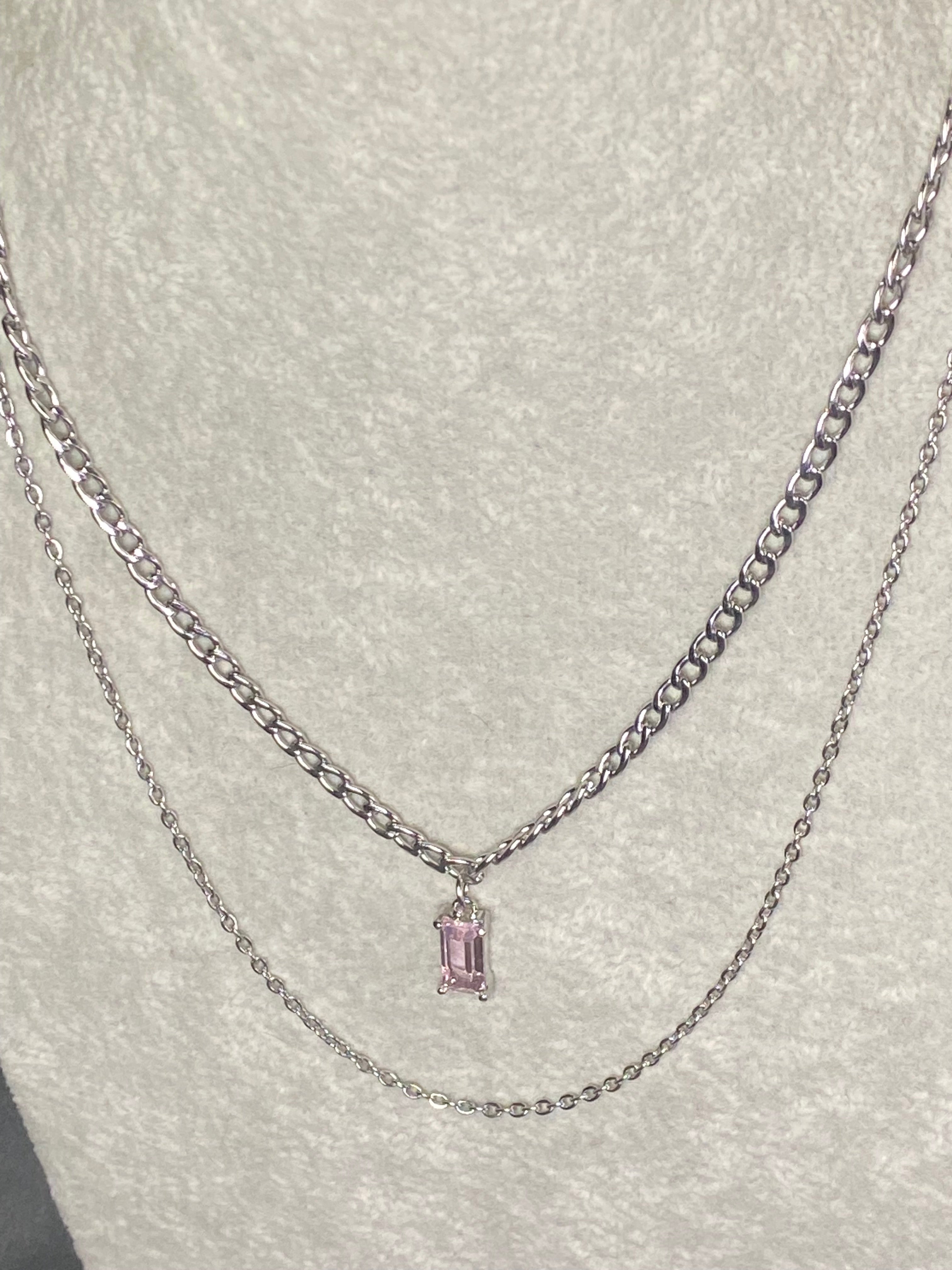 collier double chaine