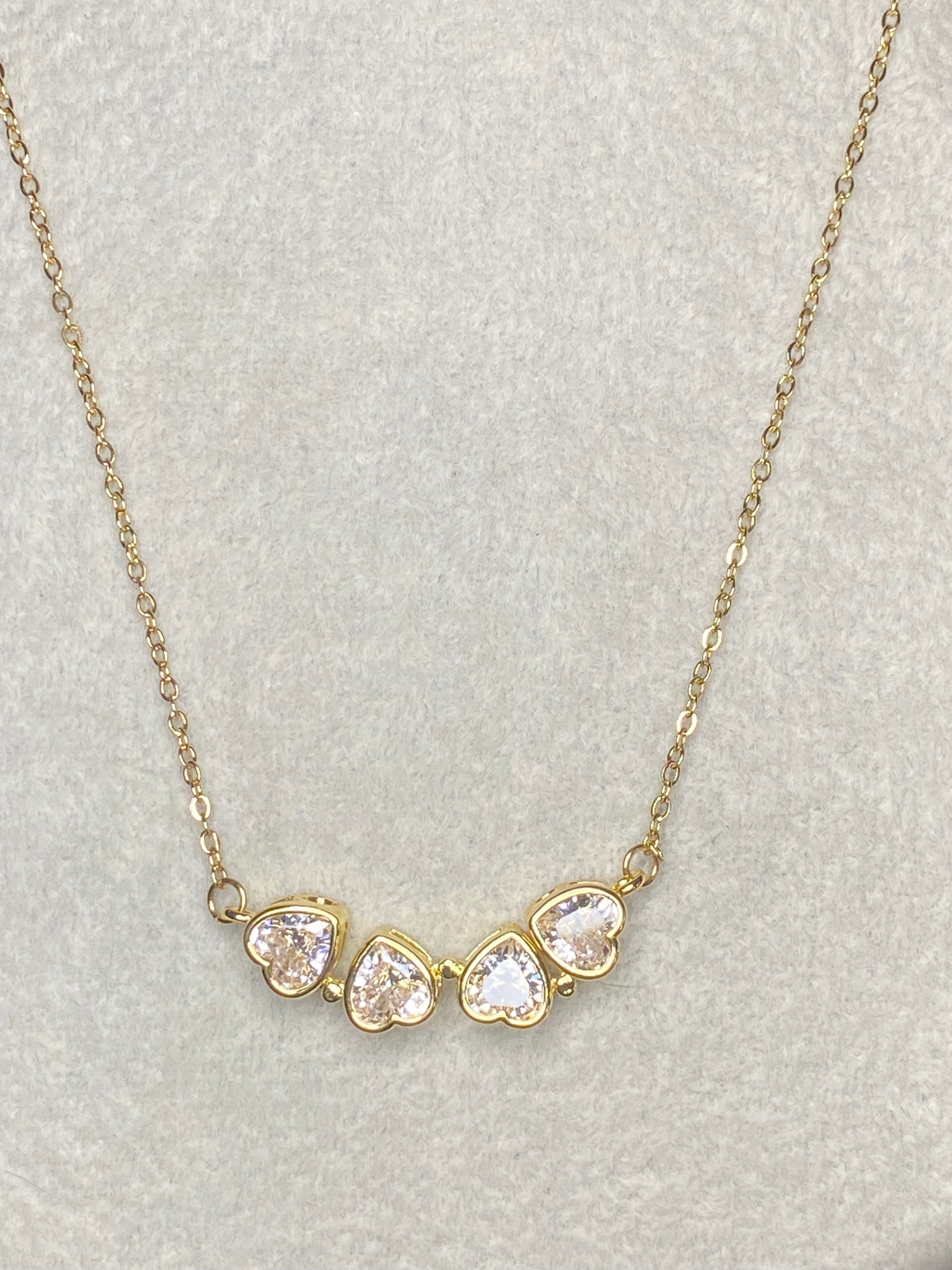 collier trèfle cœur