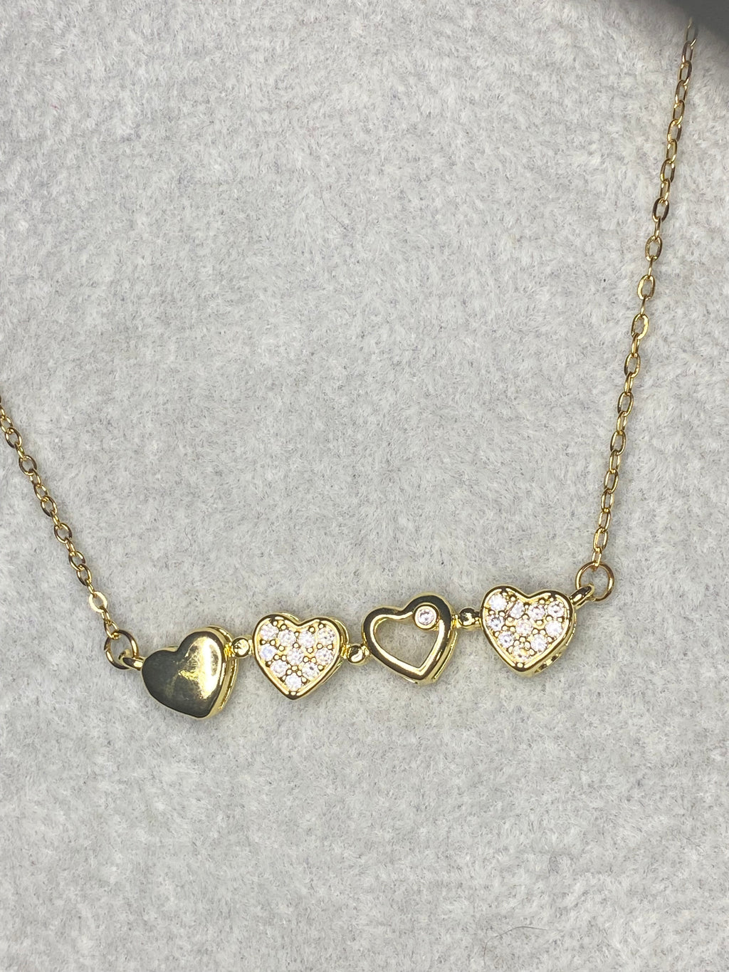 collier coeur trèfle