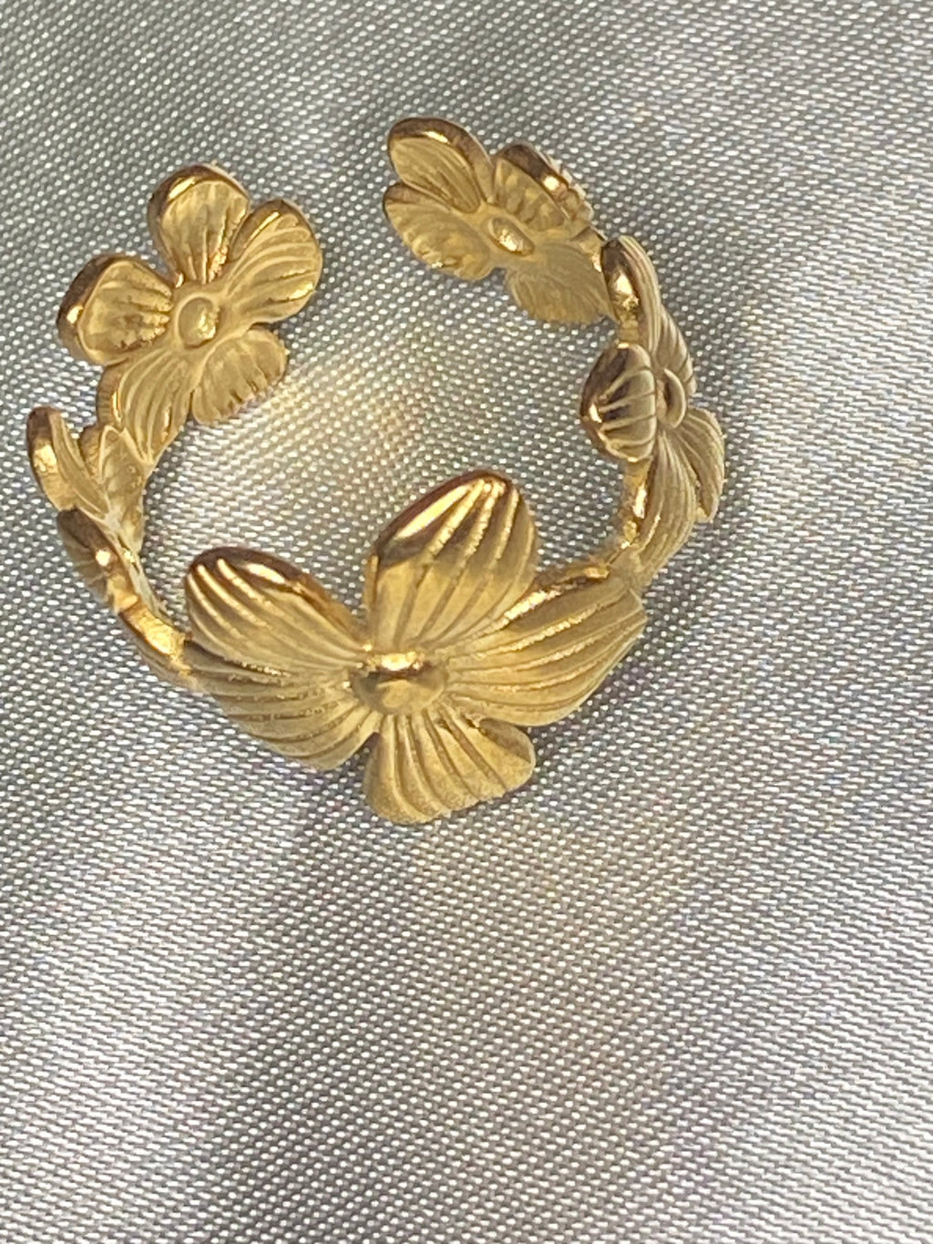 bague fleurs