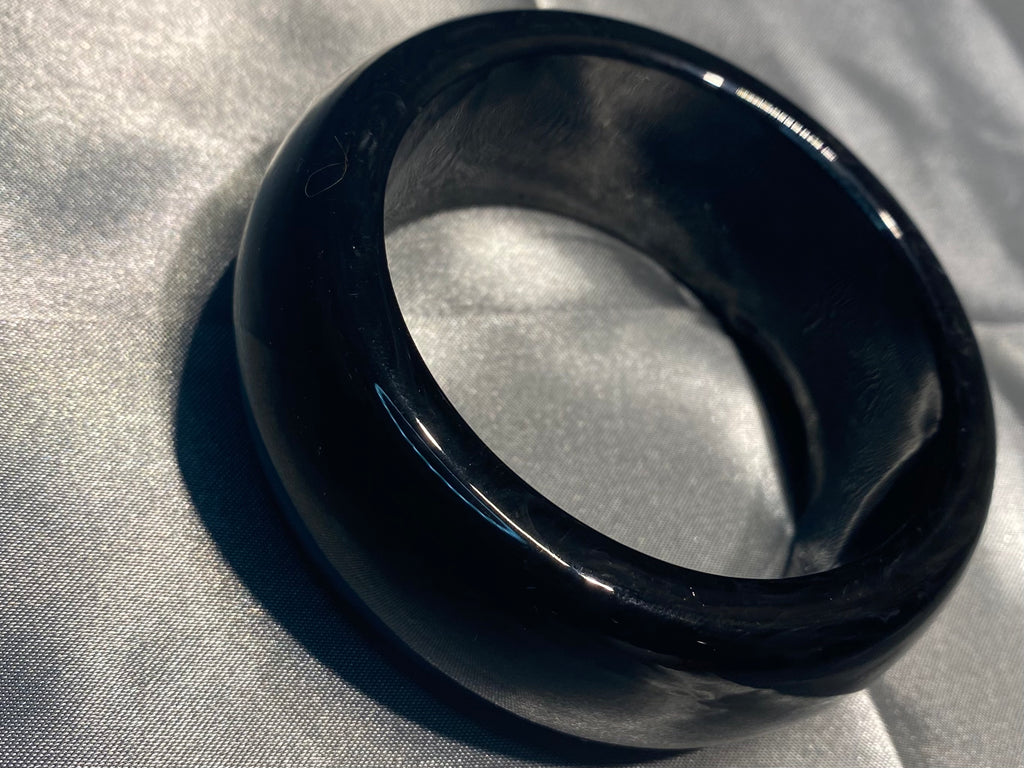 bracelet en résine noir