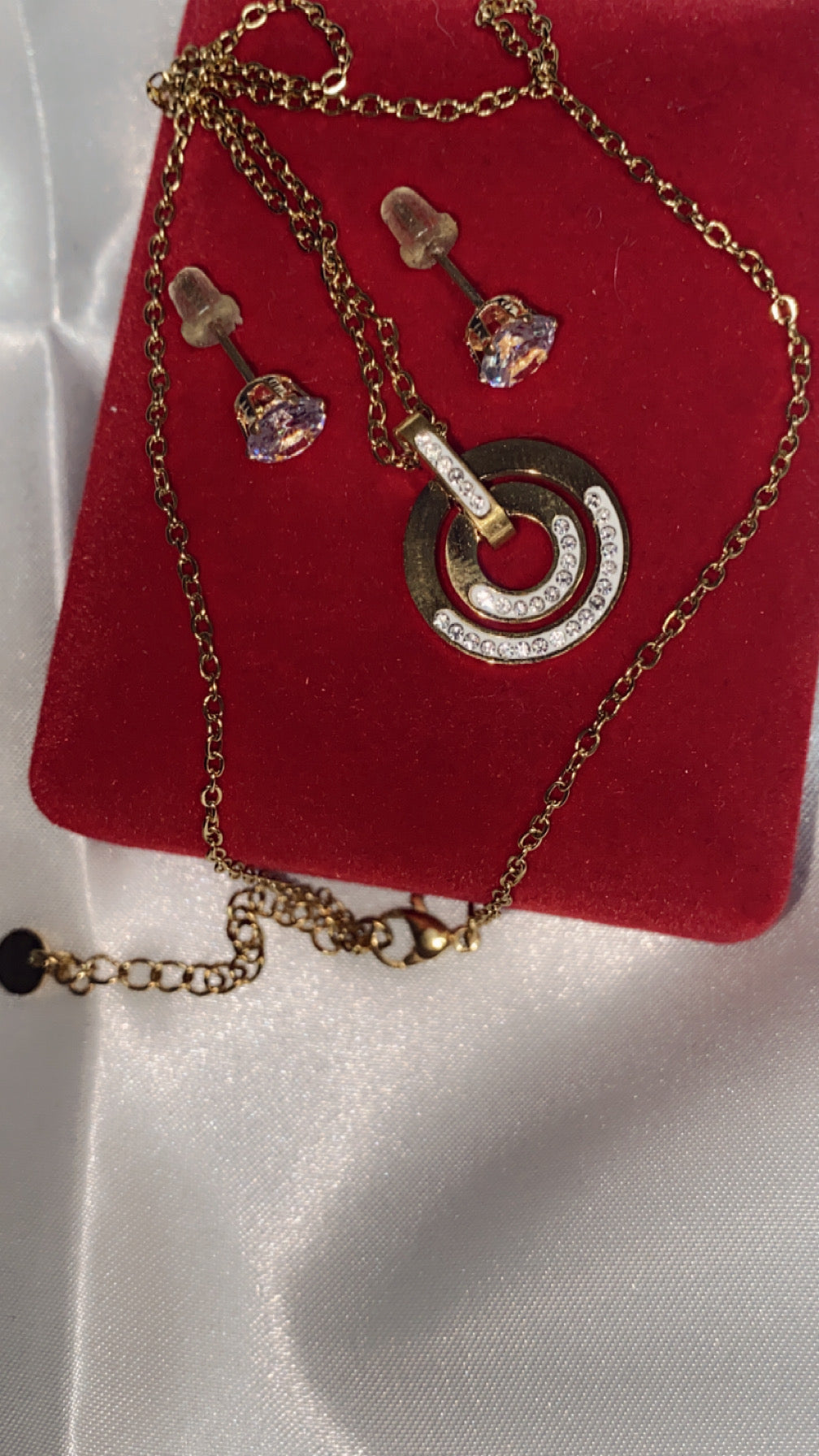 parure collier boucle