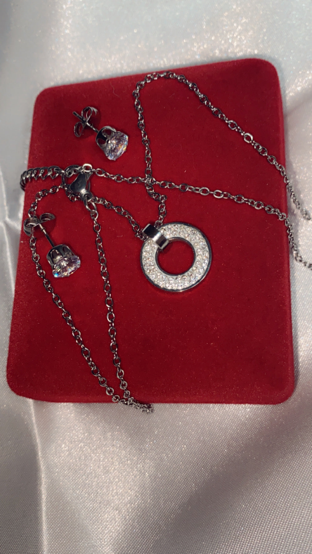 parure collier boucle